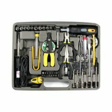 SWE-TECH 3C Computer Tool Kit, 56 piece, w/ ratcheting driver and assortment of sockets/bits and more FWT91T1-10045